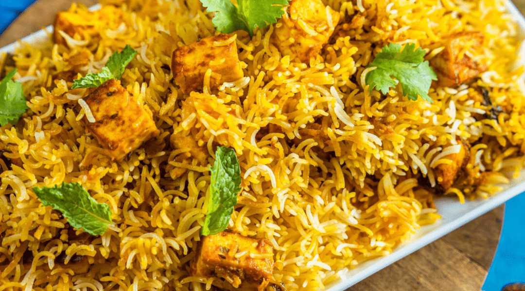 paneer biryani