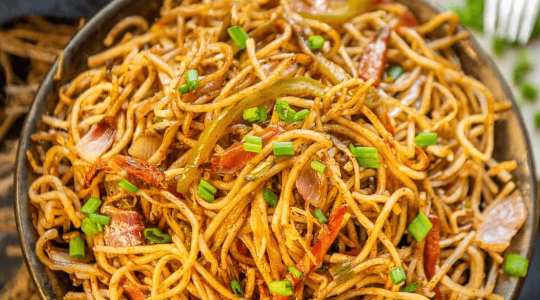 veg hakka noodles